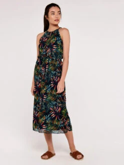 Palm Rope Neck Dress