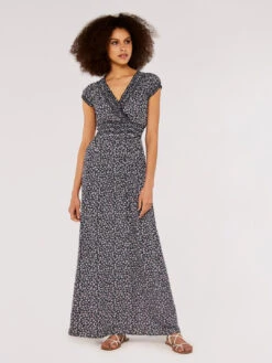 Ditsy Smock Maxi Dress
