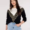 Animal Chevron Jumper