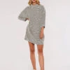 Boucle Jersey Mini Dress