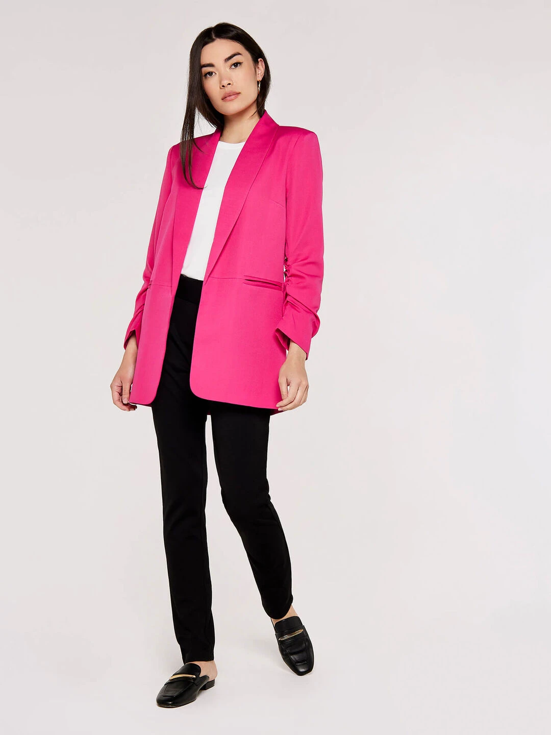 Edge Ruch Sleeve Blazer