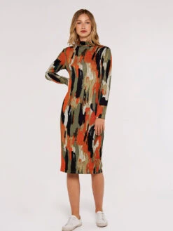 Paint Splash Column Dress