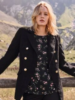 Tailored Tweed Blazer