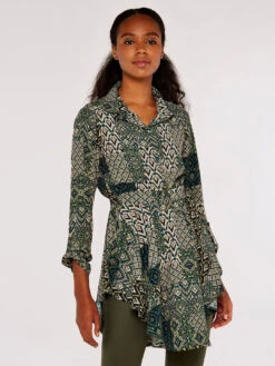 Patchwork Hanky Mini Dress