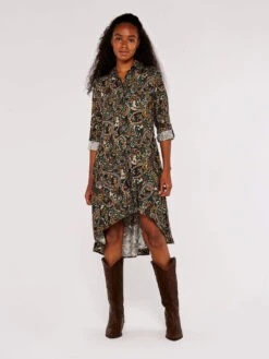 Paisley Shirt Dress