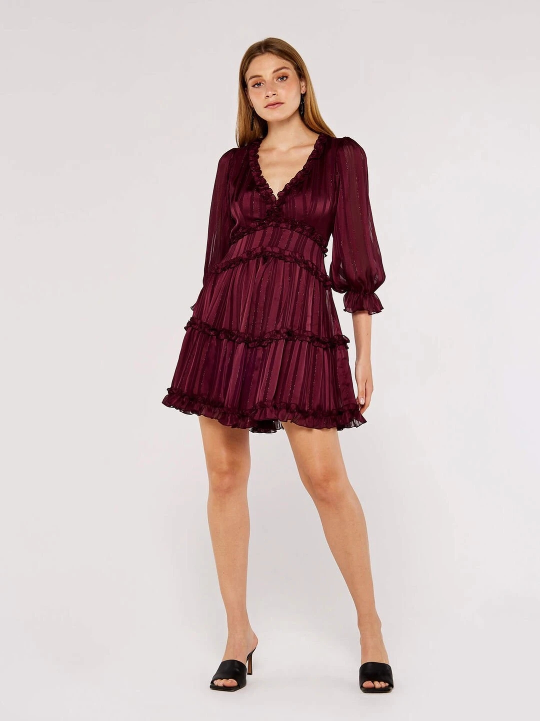 Ruffle Tiered Mini Dress - Image 2