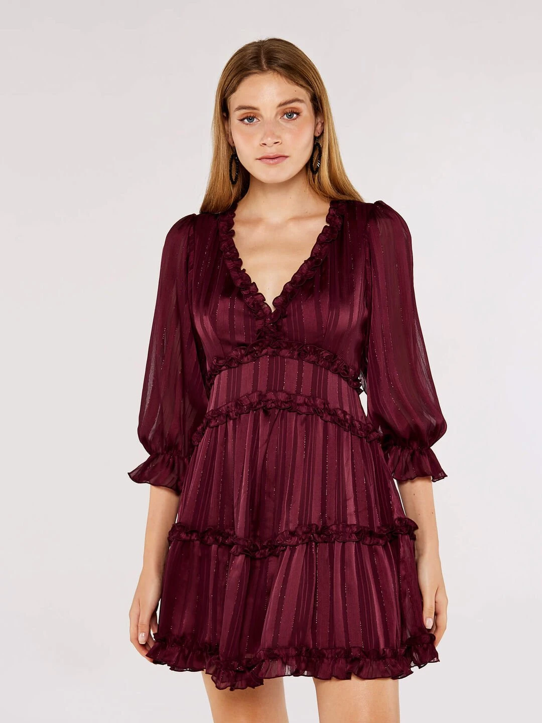 Ruffle Tiered Mini Dress - Image 3