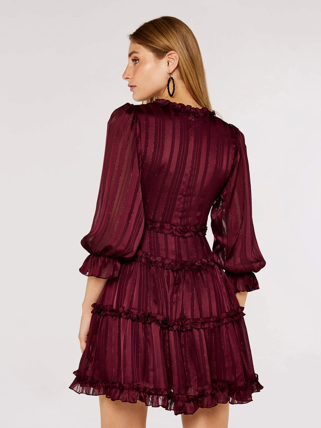 Ruffle Tiered Mini Dress - Image 4