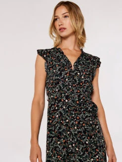Buttercup Floral Midi Dress