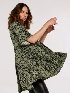 Animal Dot Oversized Top