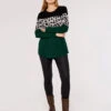 Animal Block Print Jumper