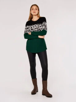Animal Block Print Jumper