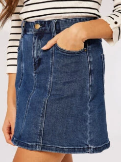 Denim Mini Skirt