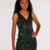 Sequin Bodycon Mini Dress