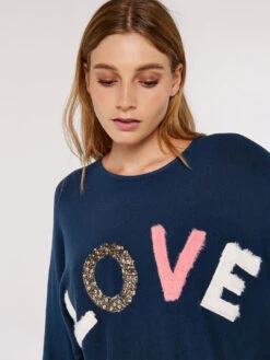 Sequin Love Jumper