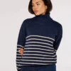 Striped Roll Neck Jumper