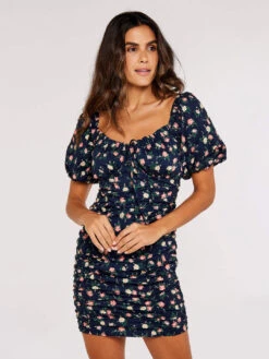 Floral Milkmaid Mini Dress