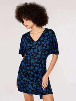 Animal Print Mini Dress