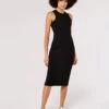 Ribbed Racer Midi Dress
