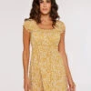 Daisy Milkmaid Mini Dress
