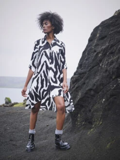Zebra Oversized Dress