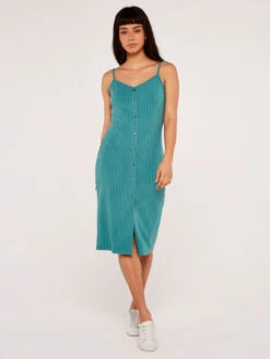 Ribbed Cami Midi Dress